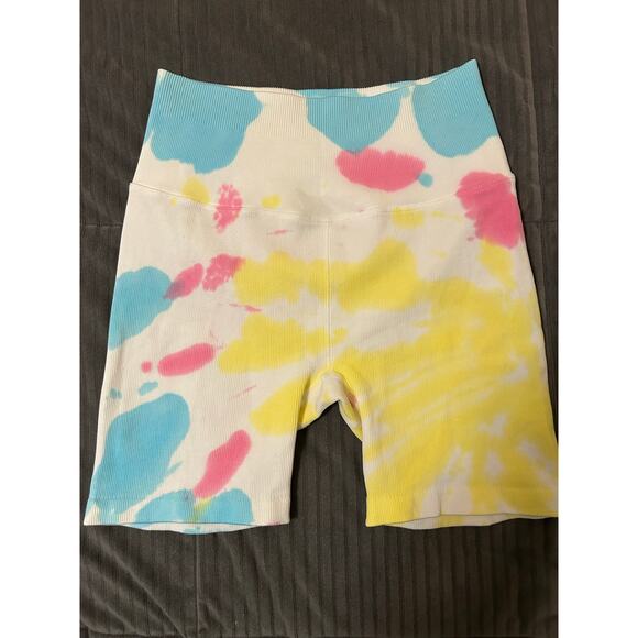 Spiritual Gangster X Revolve Biker Shorts in sunburst tie dye size XS/S - Picture 6 of 6